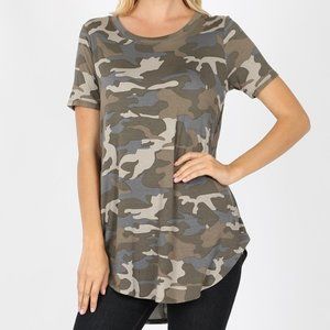 Brand New Camo Tunic Top